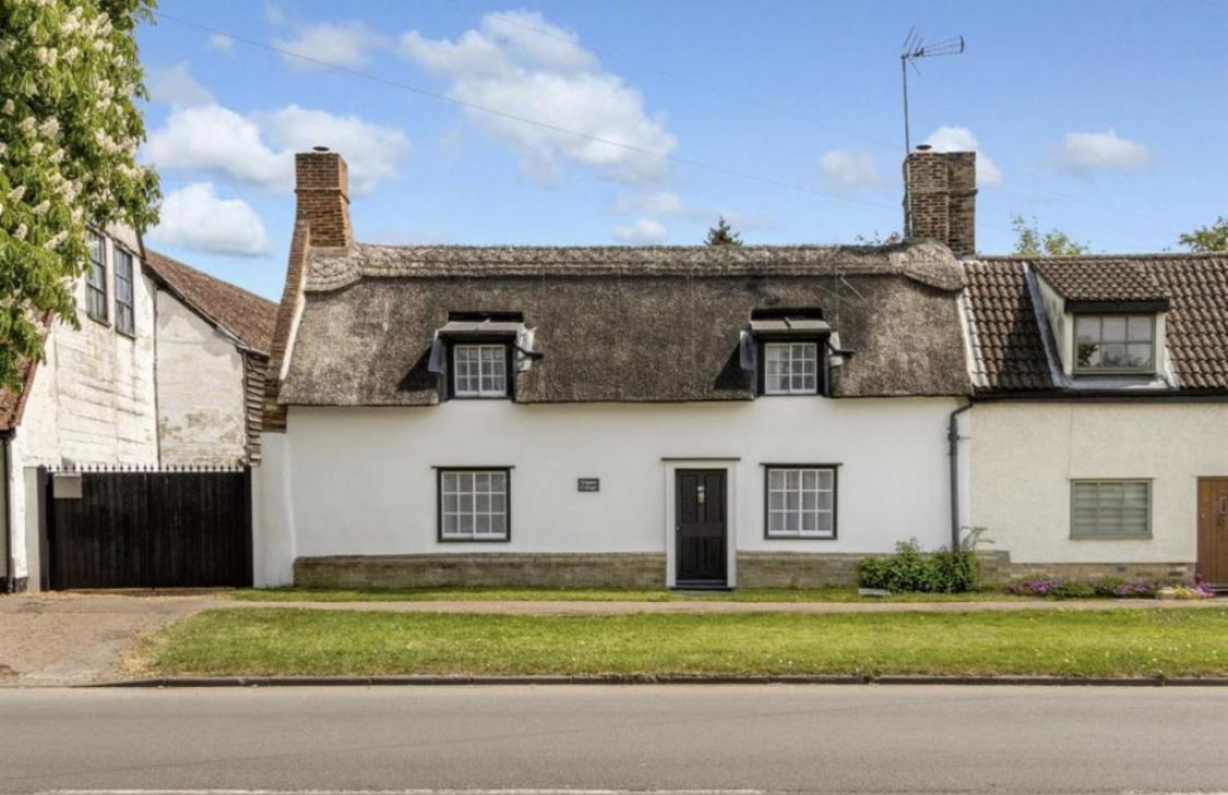 15Th Century Thatched Cottage Cambridge Exterior foto